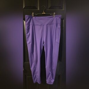 Purple LuLaRoe Rise Fearless Leggings
